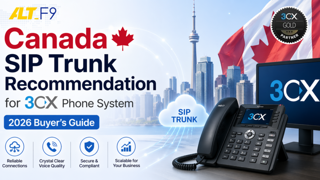 canada SIP trunk recommendation for 3CX phone system-buyer guide