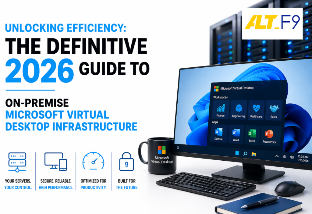 “On-premise Microsoft Virtual Desktop Infrastructure 2026 guide with server setup and workstation”
