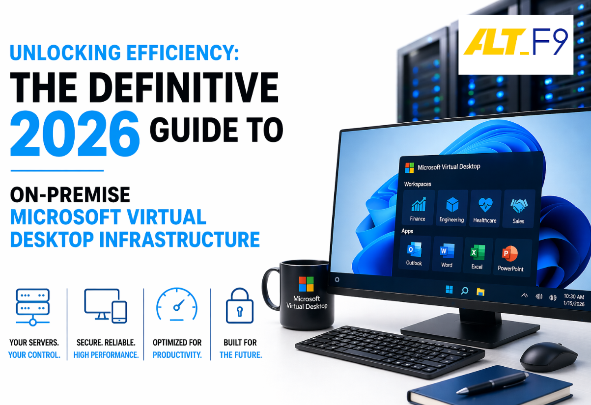 “On-premise Microsoft Virtual Desktop Infrastructure 2026 guide with server setup and workstation”
