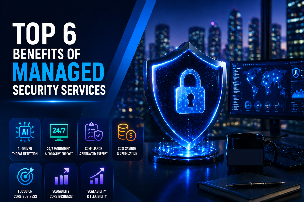 Top 6 Benefits of Managed Security Services